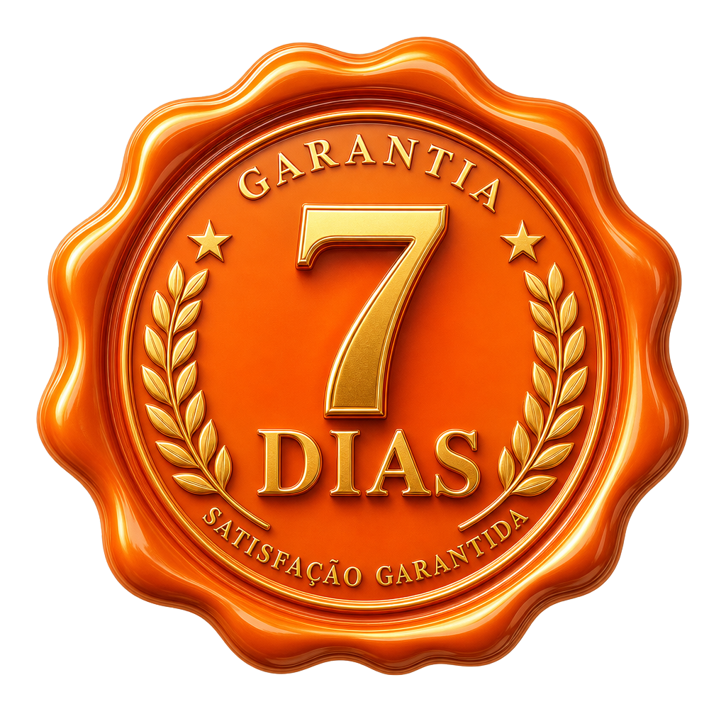 Selo de garantia de 7 dias de satisfação